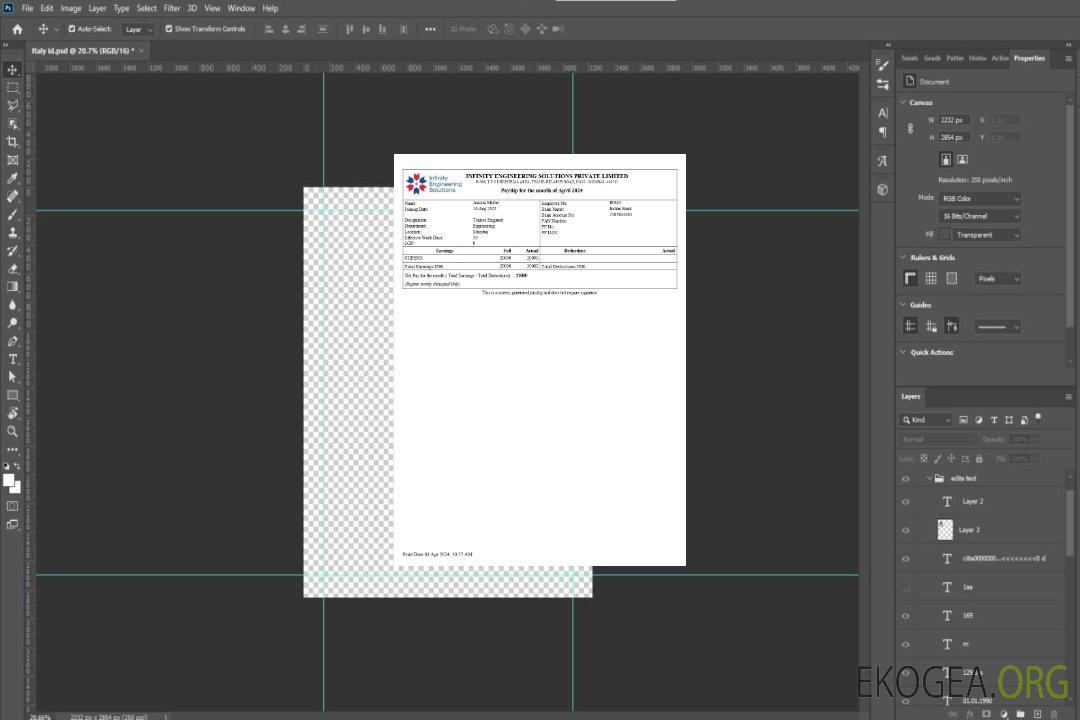 Modèle de fiche de paie Infinity Engineering Solutions aux formats Word et PDF.pdf, 1 template Modèle de fiche de paie Infinity Engineering Solutions aux formats Word et PDF.pdf, 1 template